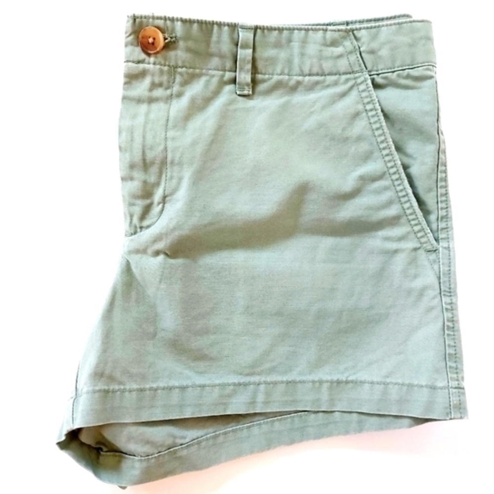 Light‎ Olive Green Chino Shorts Gap 06 R 3" Inseam